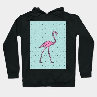 Polygonal_Flamingo Hoodie